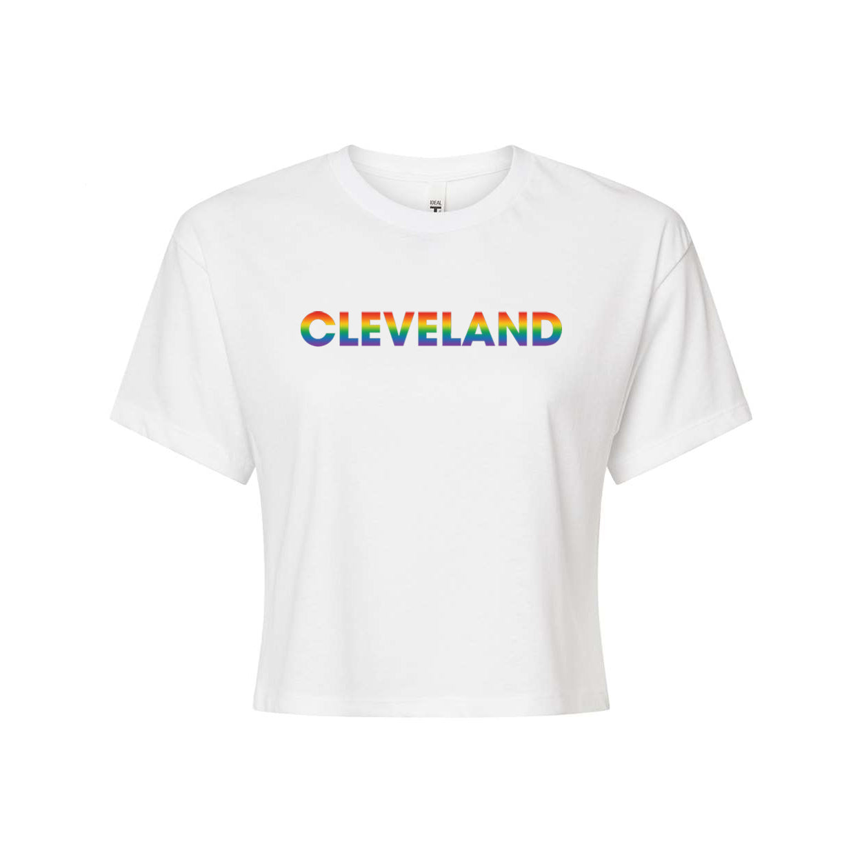 Cleveland  - Pride Front - Women's Boutique Crop