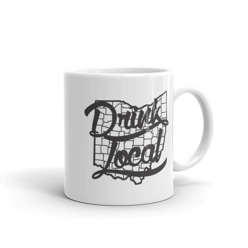 Drink Local glossy mug