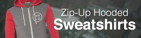 Zip-Up Hooded Sweatshirt