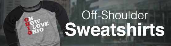 Women's Off-Shoulder Sweatshirt