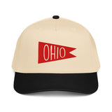 Ohio Vintage Flag - Otto Black 5 panel cap