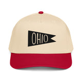 Ohio Vintage Flag - Otto Red 5 panel cap