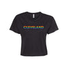 Cleveland  - Pride Front - Women's Boutique Crop