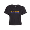 Athens - Pride Front - Women's Boutique Crop