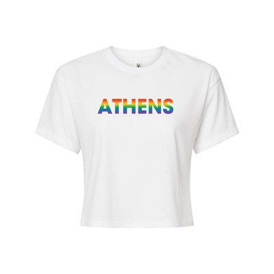 Athens - Pride Front - Women's Boutique Crop