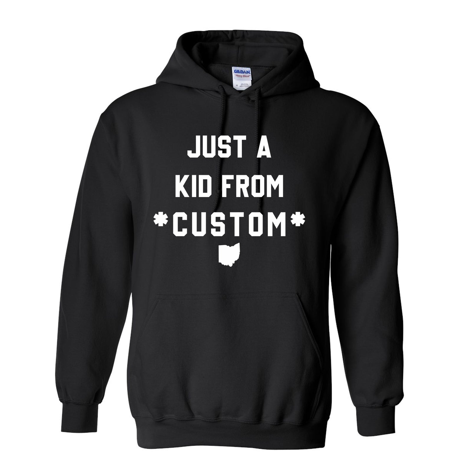 CUSTOM Just A Kid From Unisex Hoodie