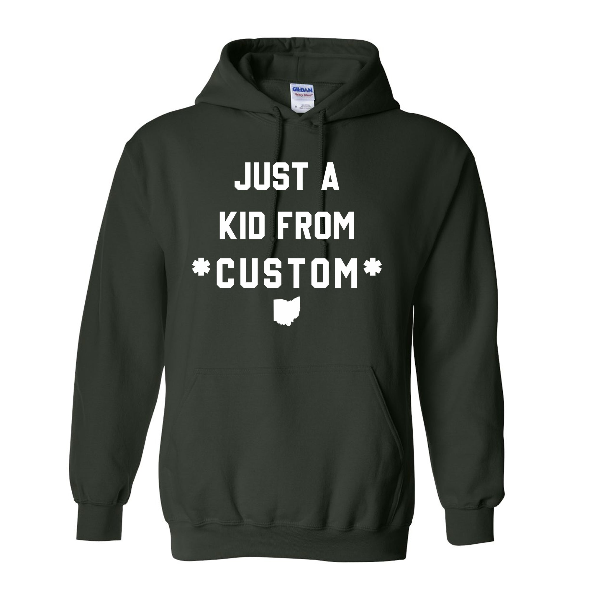 CUSTOM Just A Kid From Unisex Hoodie