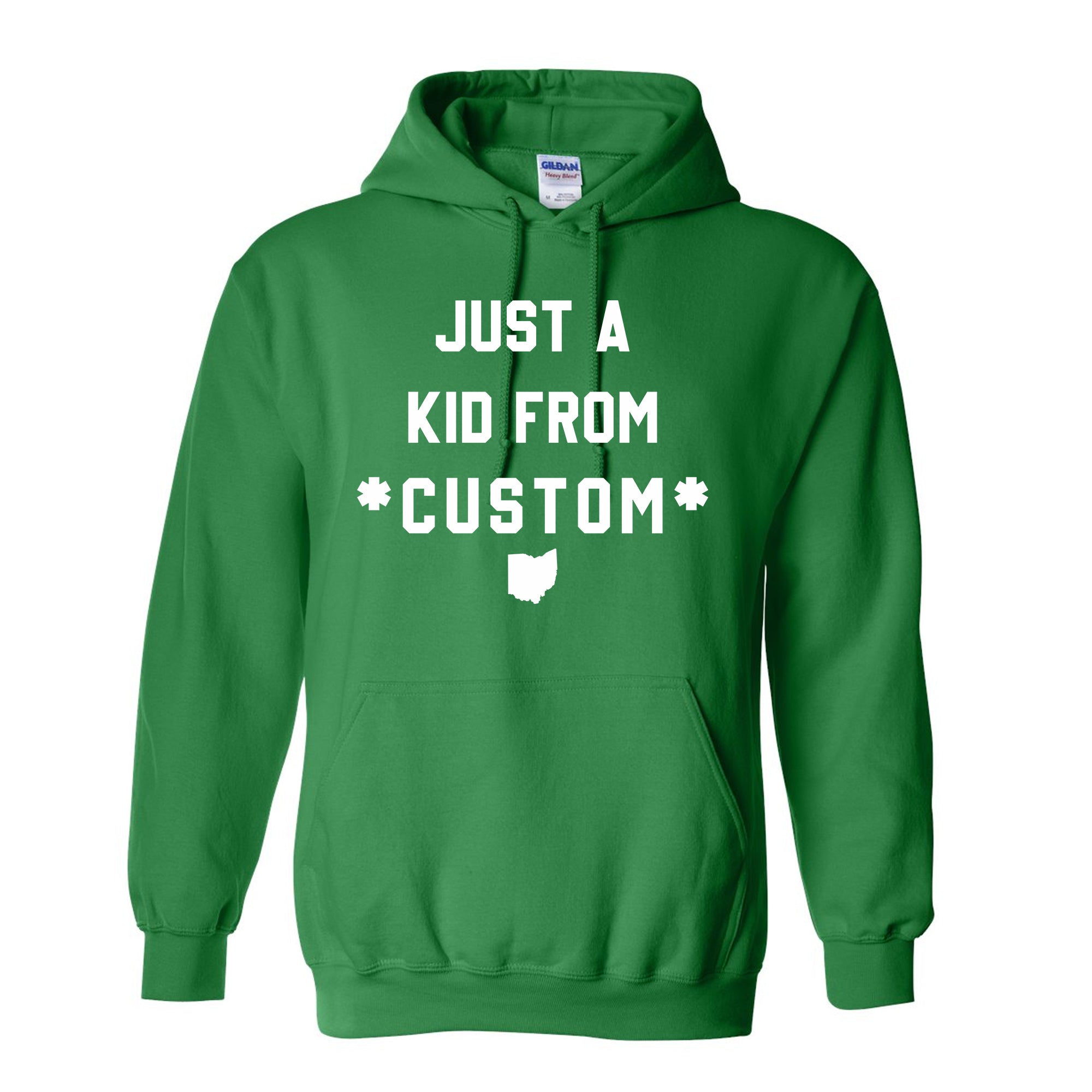 CUSTOM Just A Kid From Unisex Hoodie