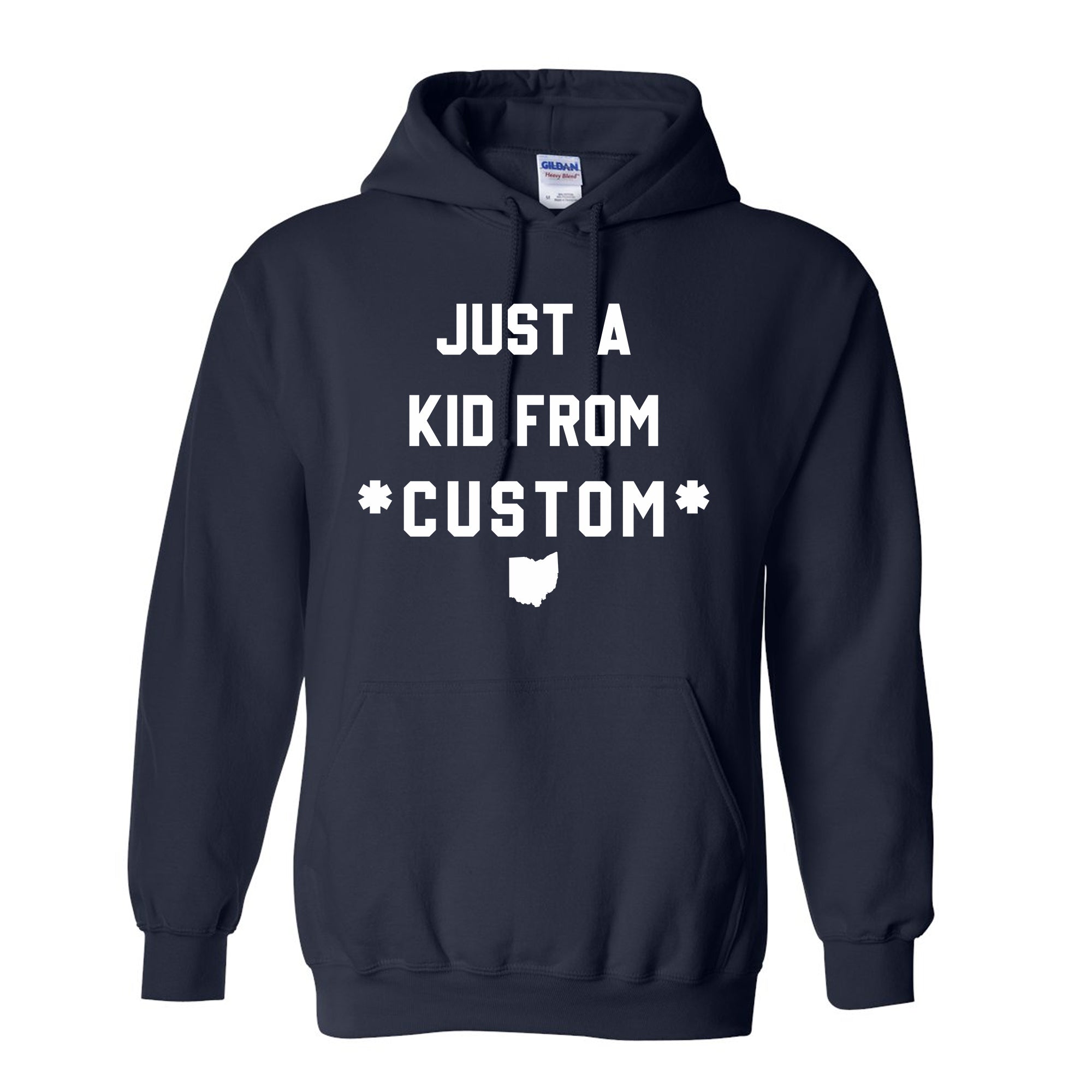 CUSTOM Just A Kid From Unisex Hoodie