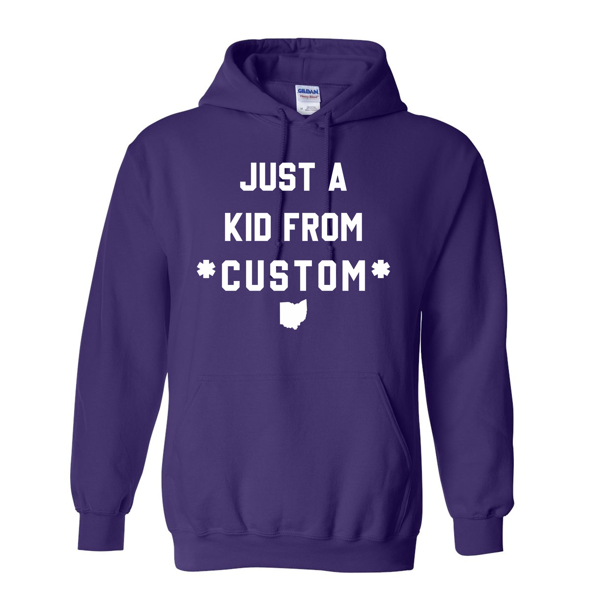CUSTOM Just A Kid From Unisex Hoodie