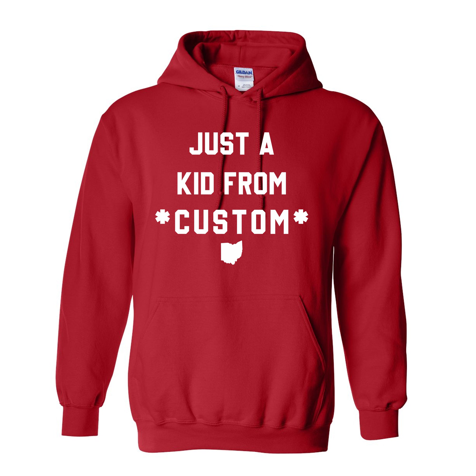 CUSTOM Just A Kid From Unisex Hoodie
