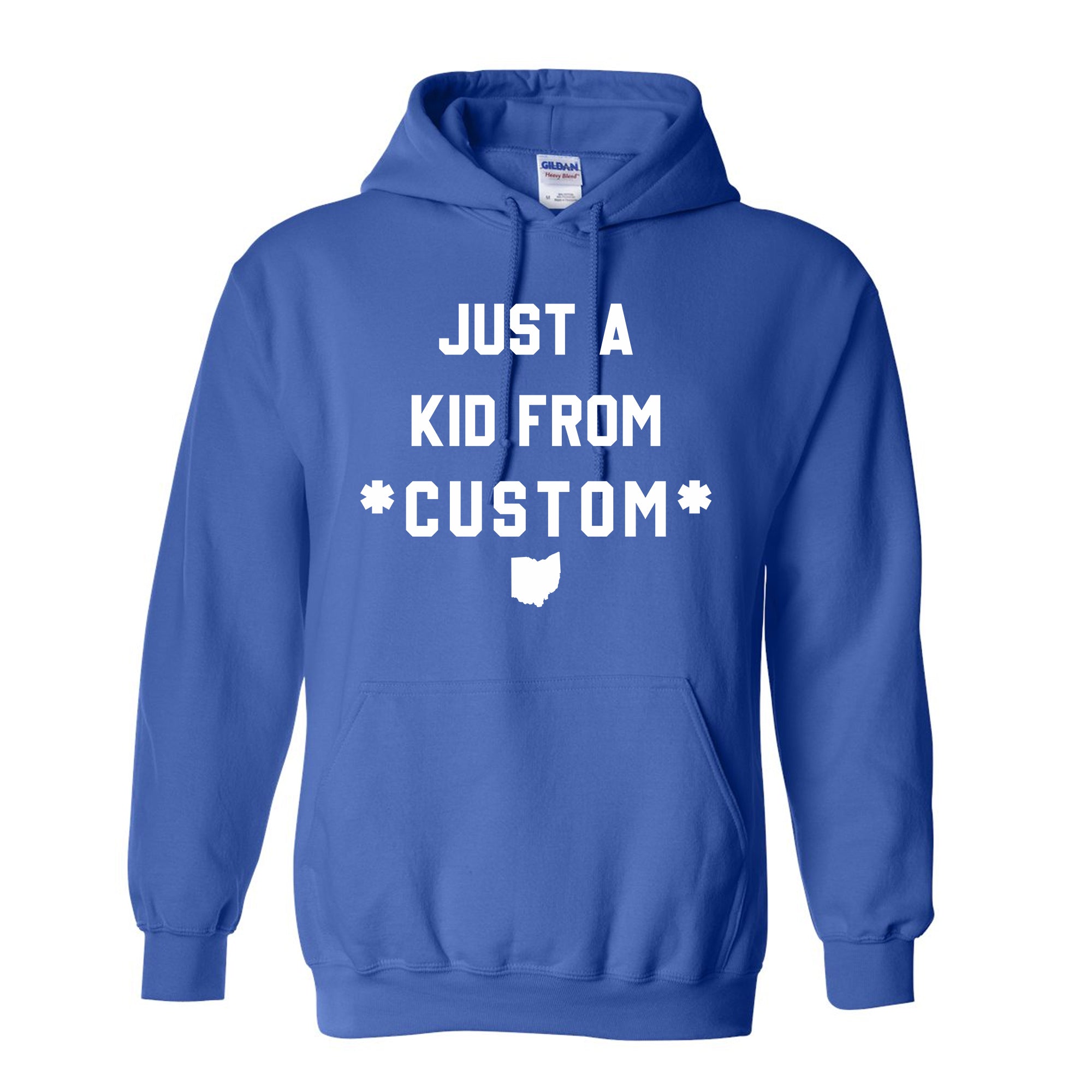 CUSTOM Just A Kid From Unisex Hoodie