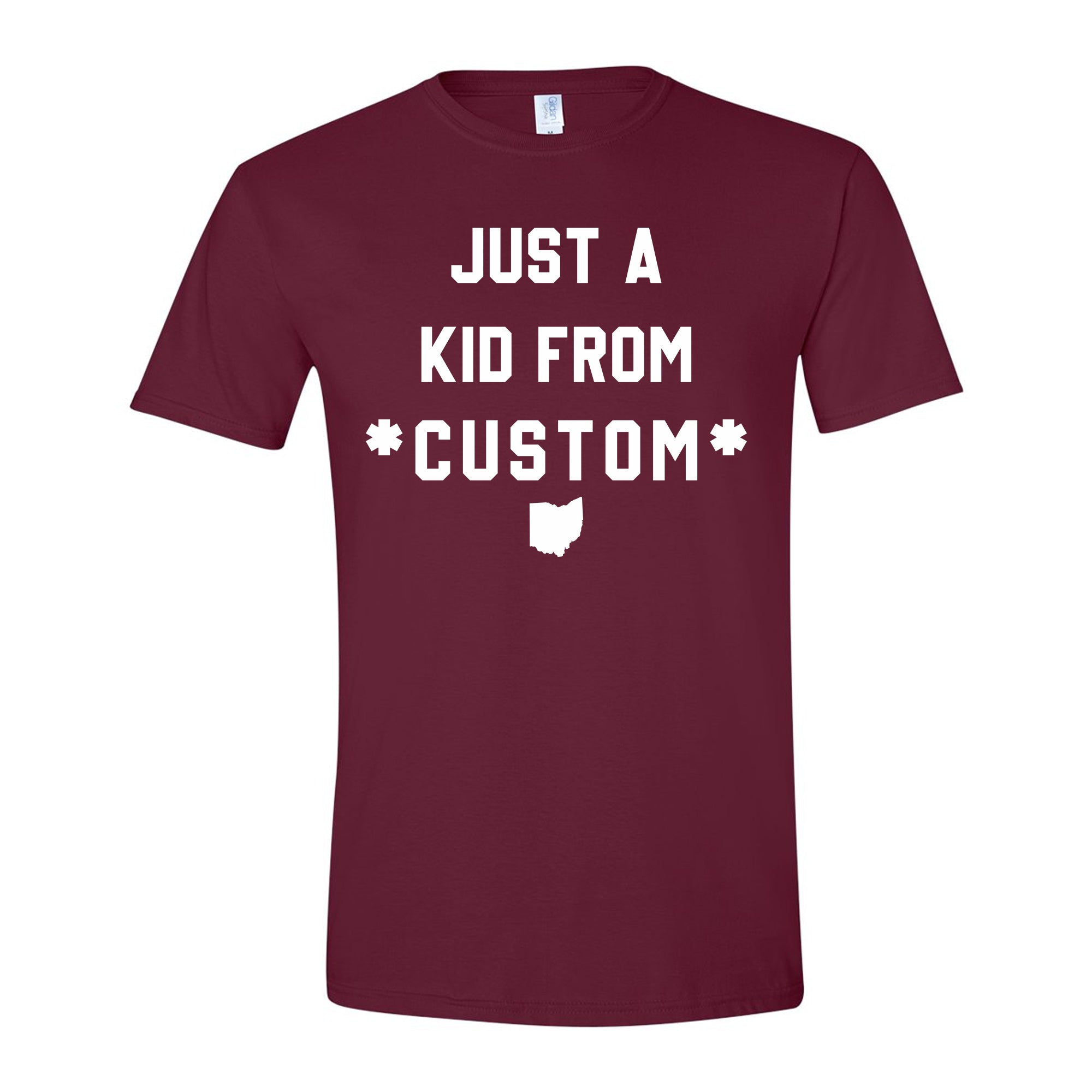 CUSTOM Just A Kid From Unisex T-shirt