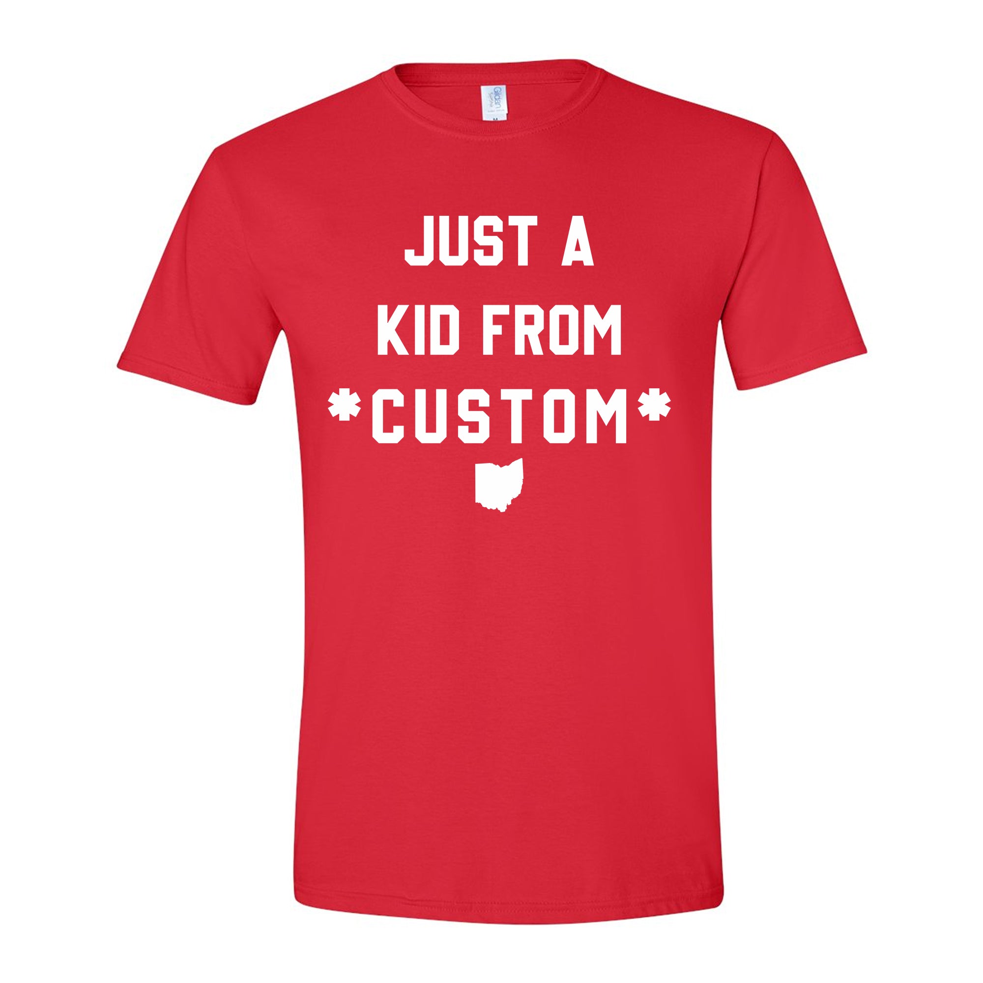 CUSTOM Just A Kid From Unisex T-shirt