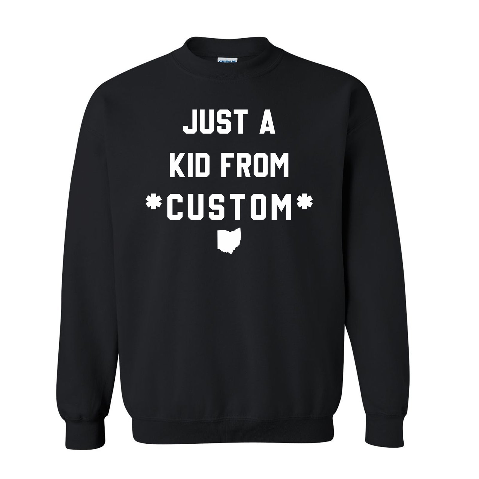 CUSTOM Just A Kid From Unisex Sweatshirt