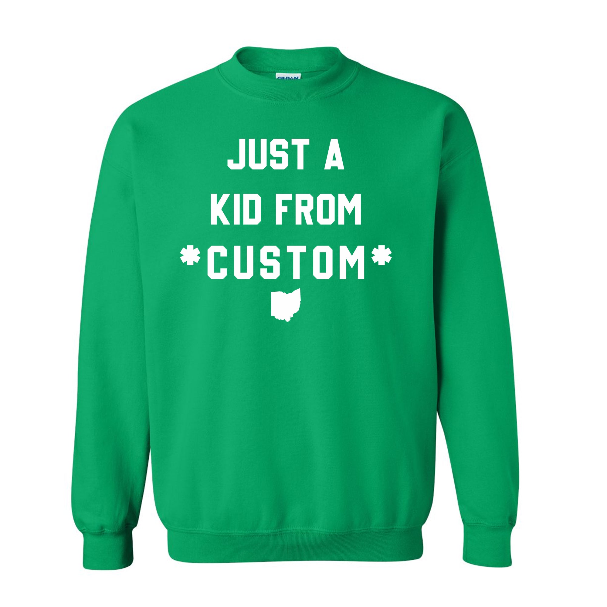 CUSTOM Just A Kid From Unisex Sweatshirt