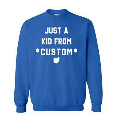 CUSTOM Just A Kid From Unisex Sweatshirt