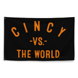 Cincy Vs The World - Large Flag