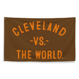 Cleveland Vs The World - Large Flag