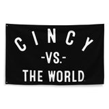 Cincy Vs The World - Large Flag