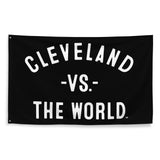 Cleveland Vs The World - Large Flag
