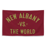 NEW ALBANY Vs The World - 3x5 Wall Banner Flag