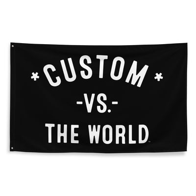 CUSTOM Vs The World - 3x5ft Flag