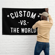 CUSTOM Vs The World - 3x5ft Flag