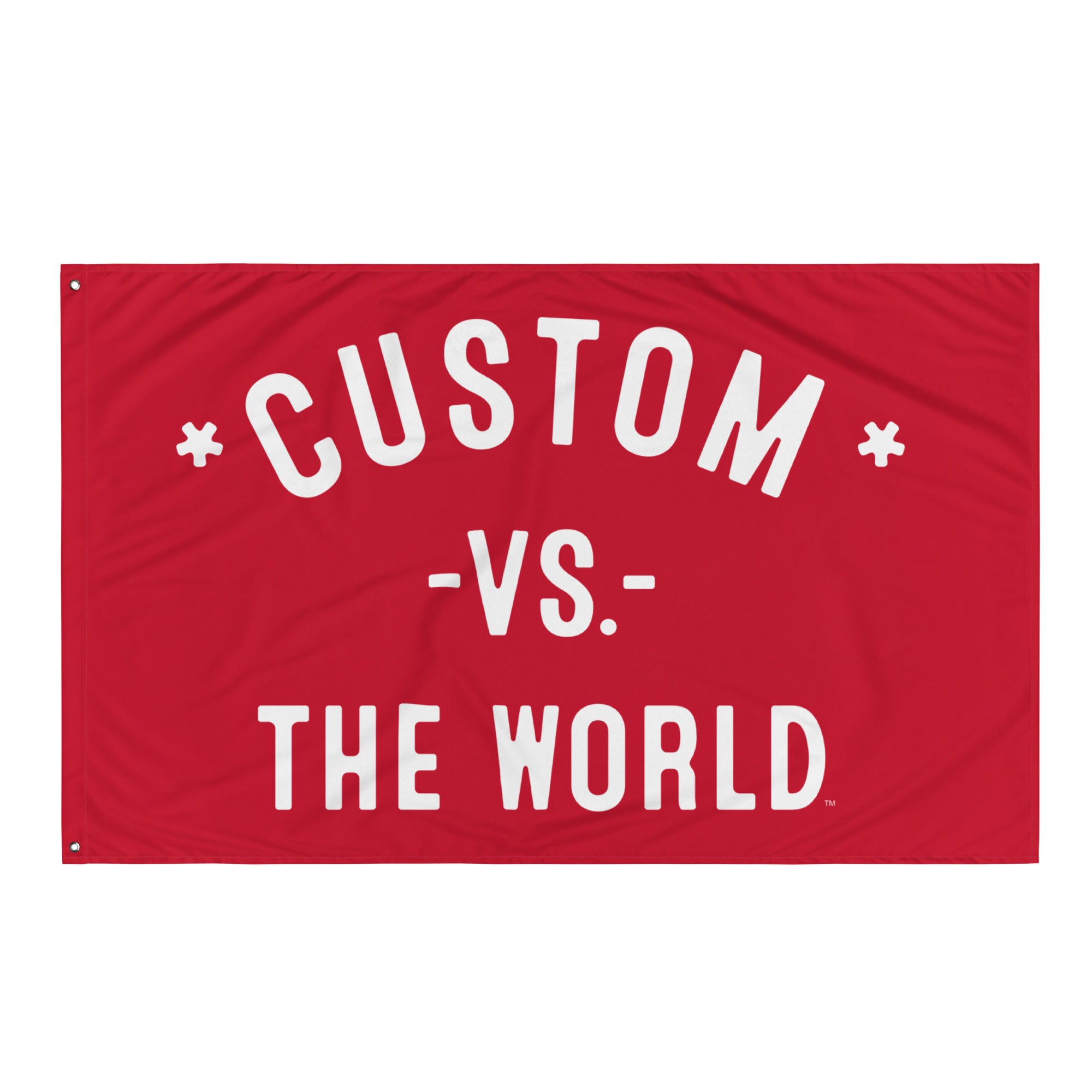 CUSTOM Vs The World - 3x5ft Flag