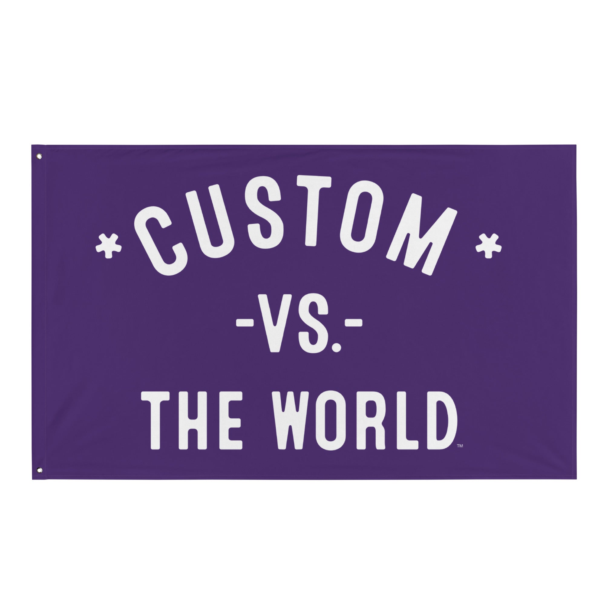 CUSTOM Vs The World - 3x5ft Flag