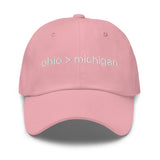 ohio > michigan - Dad hat