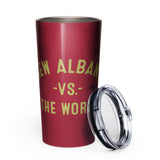 NEW ALBANY Vs The World - Tapered stainless steel tumbler