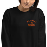 ANDERSON Vs The World - Embroidered Unisex Sweatshirt