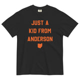 Just A Kid From Anderson - Comfort Colors washed feel t-shirt