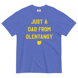 Just A Dad From Olentangy - Comfort Colors washed feel t-shirt