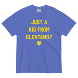 Just A Kid From Olentangy - Comfort Colors washed feel t-shirt