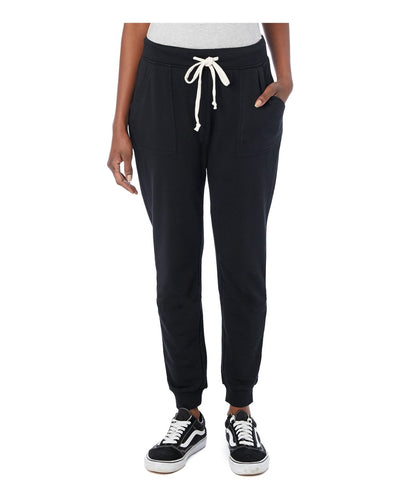 Small O H I O Circle Women's Long Weekend Burnout French Terry Sweatpants - Clothe Ohio - Soft Ohio Shirts