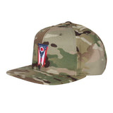 Ohio Flag Desert Camo Snap Back Hat