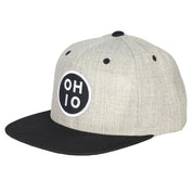 Circle Ohio Patch Snap Back Hat - Clothe Ohio - Soft Ohio Shirts