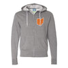 Ohio Patch Orange Soft Zip Unisex Hoodie