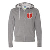 Ohio Patch Red Soft Zip Unisex Hoodie