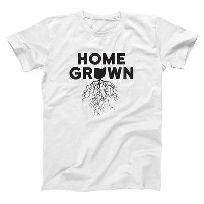 Home Grown Roots Ohio Black Men's T-Shirt - Clothe Ohio - Soft Ohio Shirts