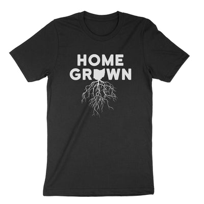 Home Grown Roots Ohio White Youth T-Shirt - Clothe Ohio - Soft Ohio Shirts