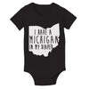 I Have A Michigan In My Diaper Baby Baby One Piece - Clothe Ohio - Soft Ohio Shirts