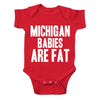 Michigan Babies Are Fat Baby One Piece - Clothe Ohio - Soft Ohio Shirts