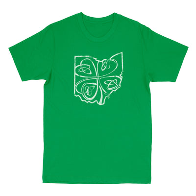 Ohio Shamrock Youth T-Shirt - Clothe Ohio - Soft Ohio Shirts