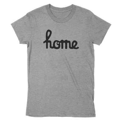 Home Ohio Script Black Women's T-Shirt - Clothe Ohio - Soft Ohio Shirts