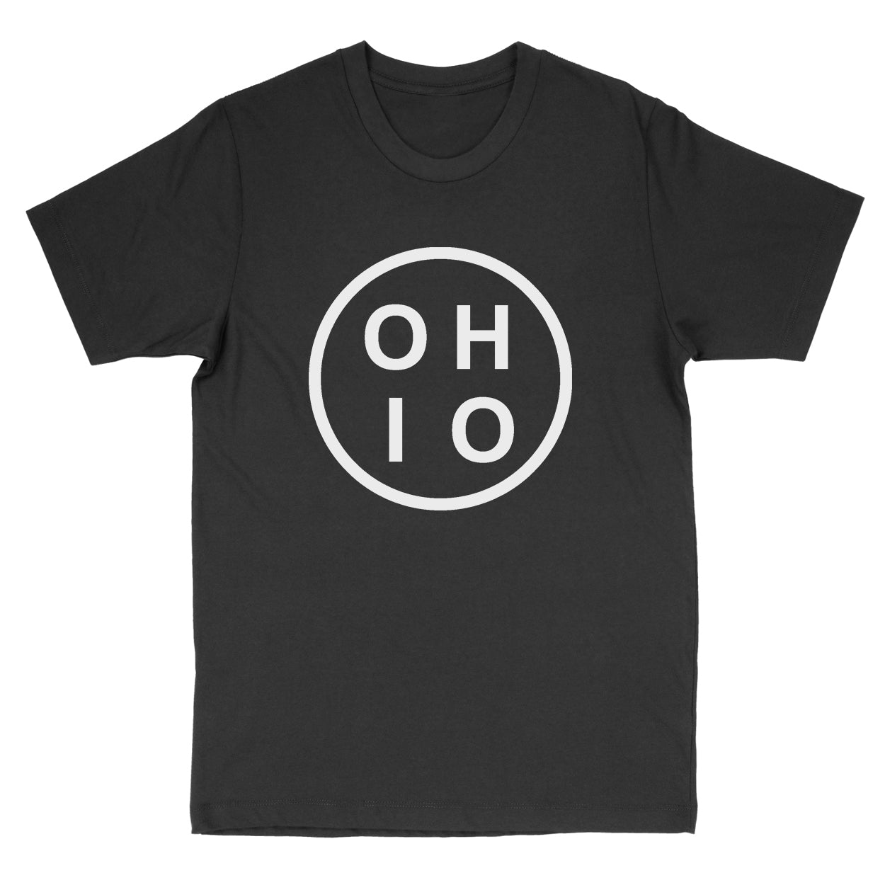 Ohio Circle White Men's T-Shirt - Clothe Ohio - Soft Ohio Shirts