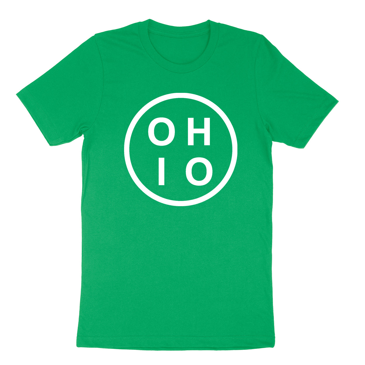 Circle Ohio White Unisex T-Shirt