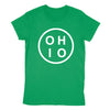 Circle Ohio White Women's T-Shirt